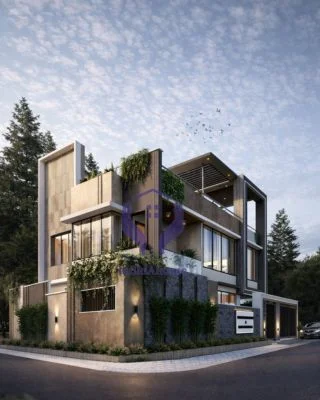 Modern house elevation design by buildAhome in Bangalore